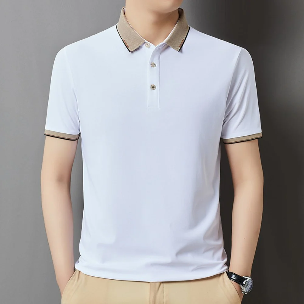 White Polo Men T Shirt